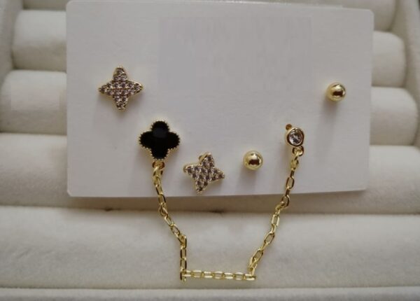 Set 3 aretes Van Cleef